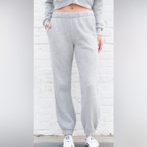 Super Light Grey Brandy Melville Rosa Sweatpants